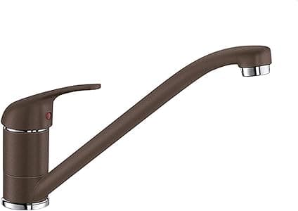 BLANCO DARAS 517729 - Rubinetto miscelatore da cucina, ad alta pressione, finitura in Silgranit, marrone caffè, 1 pezzo