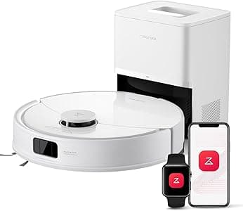 roborock Q10 X5+ Robot Aspirapolvere, 10.000 Pa HyperForce, doppio sistema anti-groviglio,tecnologia reattiva per evitare gli ostacoli,doppia spazzola antigroviglio,bianco