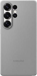 Samsung Silicone Case cover colorata in silicone per Galaxy S25 Ultra, Gray